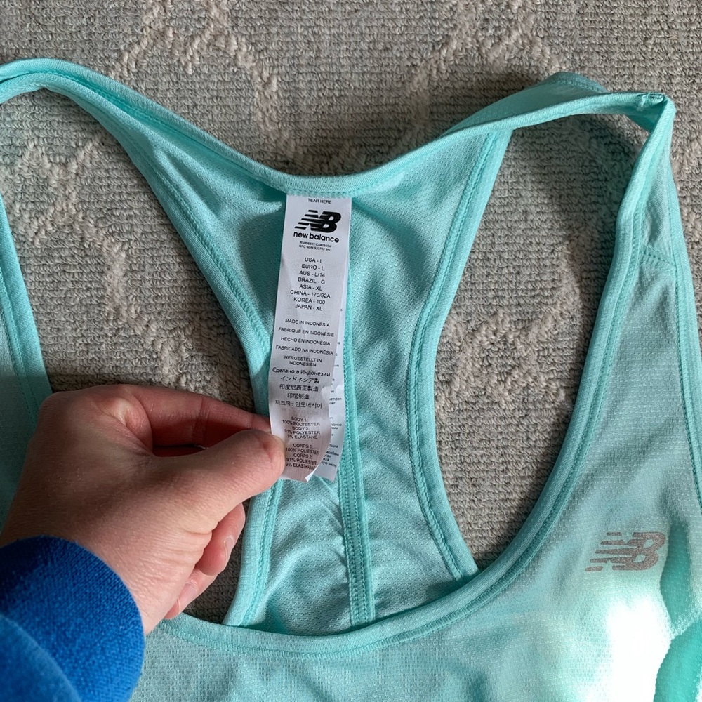 New Balance Racerback Tank Top - Picture 2 of 3